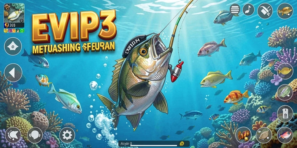 Gameplay seru EVIP3 saat memancing di lautan
