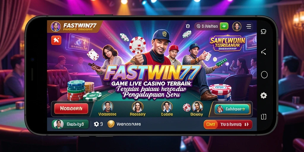Gameplay Live Casino yang menarik di FASTWIN77 dengan dealer langsung.