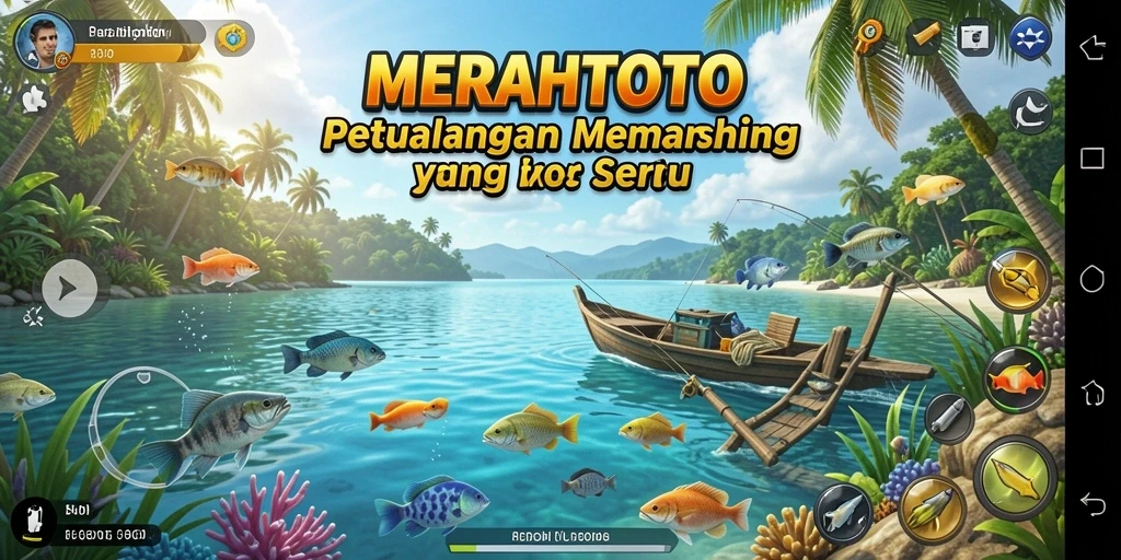 Tangkapan ikan besar dalam gameplay MERAHTOTO.