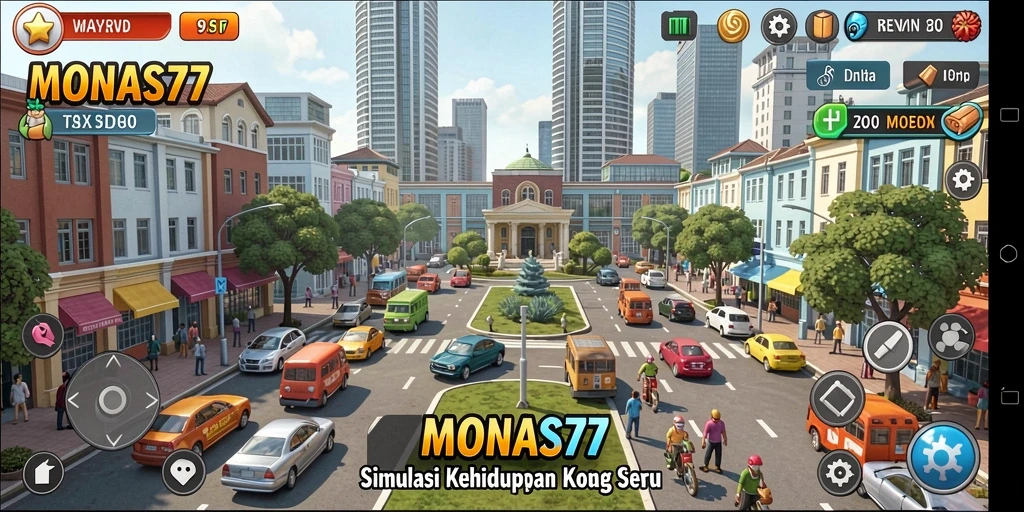 Tampilan gameplay MONAS77 yang menarik dan interaktif.