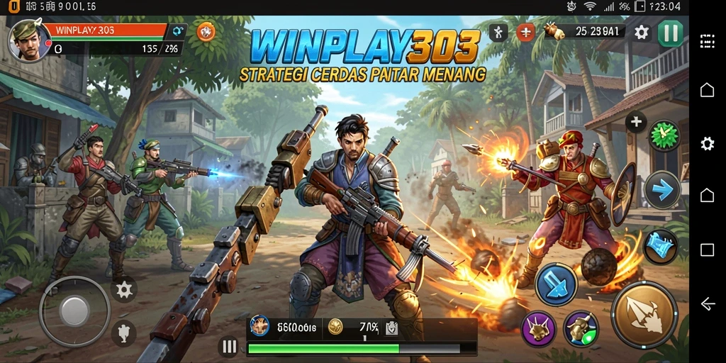 Screenshot dari gameplay <strong>WINPLAY303</strong> yang menunjukkan pertempuran strategis yang mendebarkan.